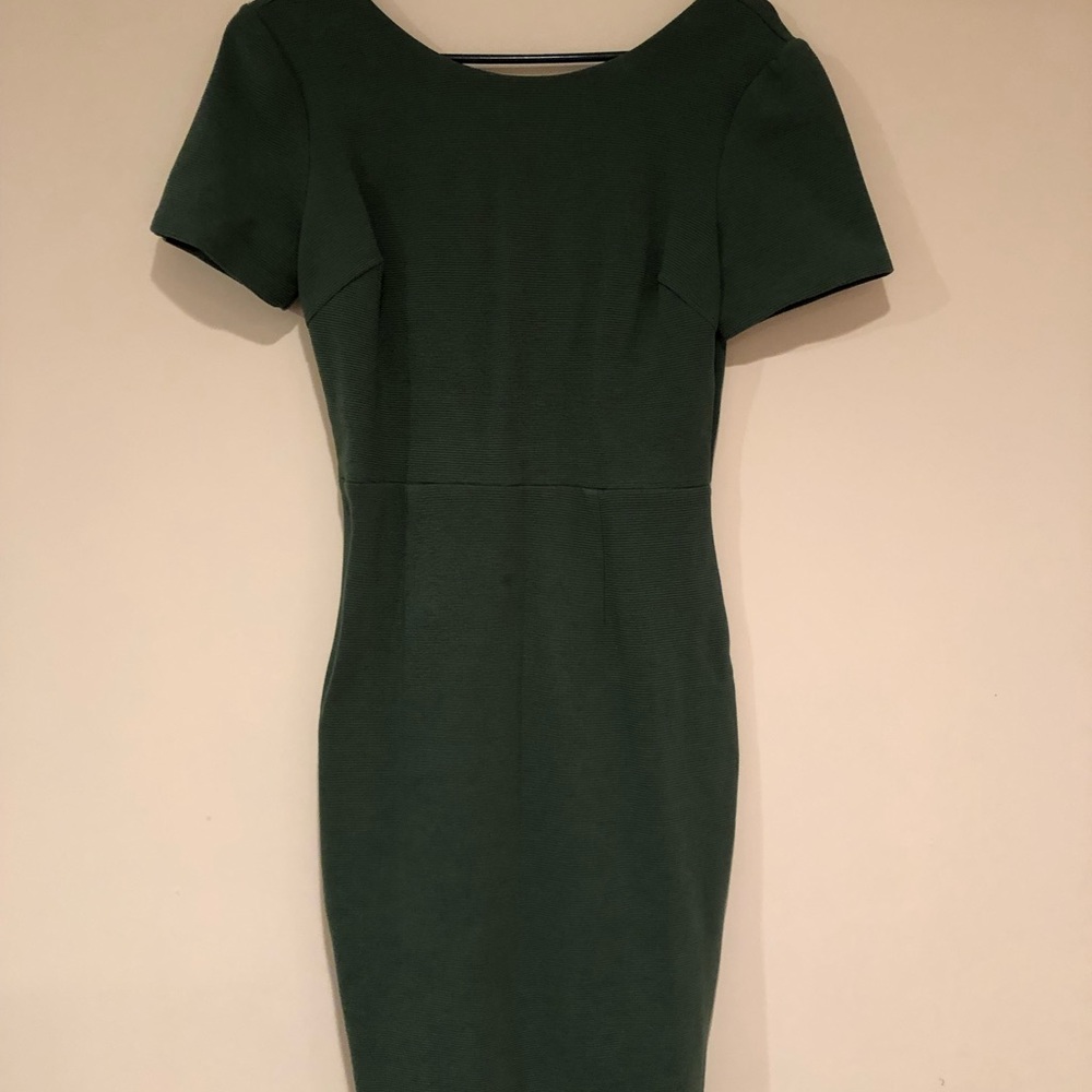 Boden green ottoman jersey dress